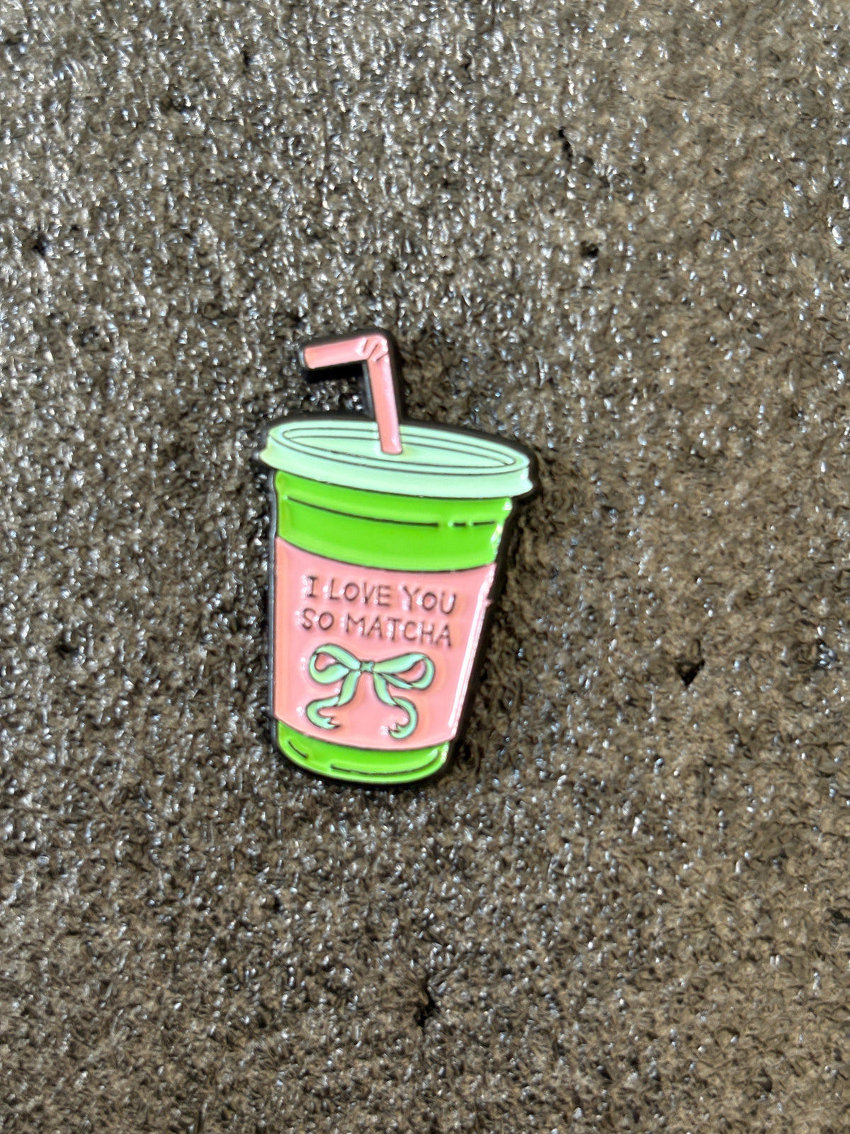 Matcha Enamel Pin
