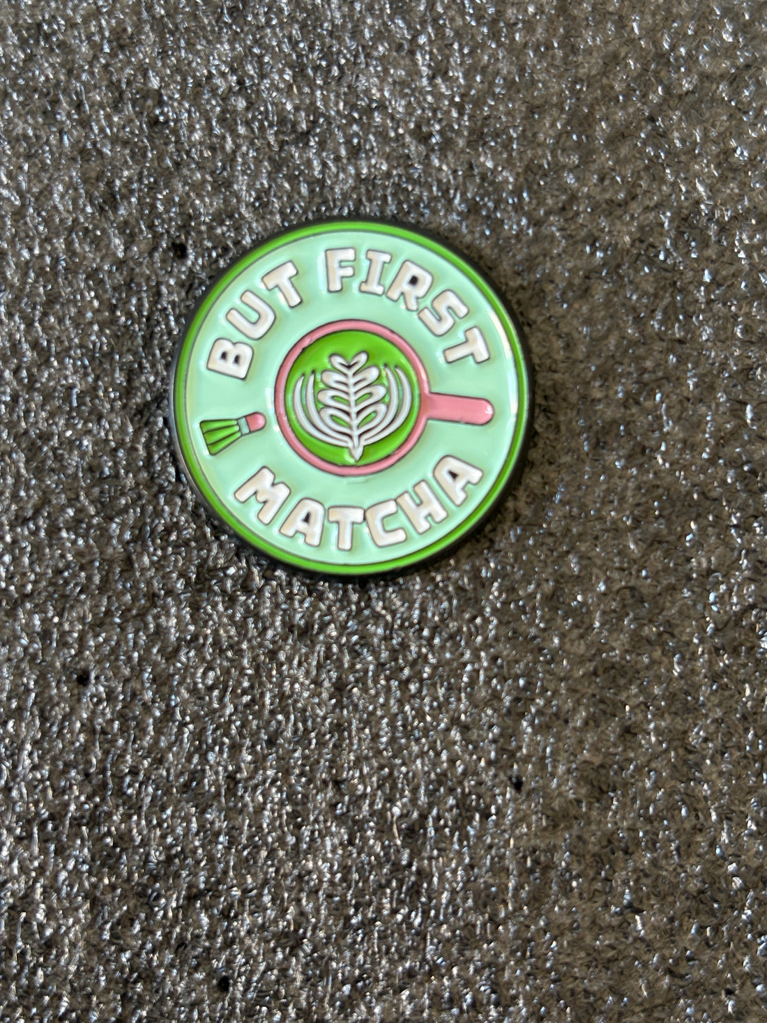 Matcha Enamel Pin