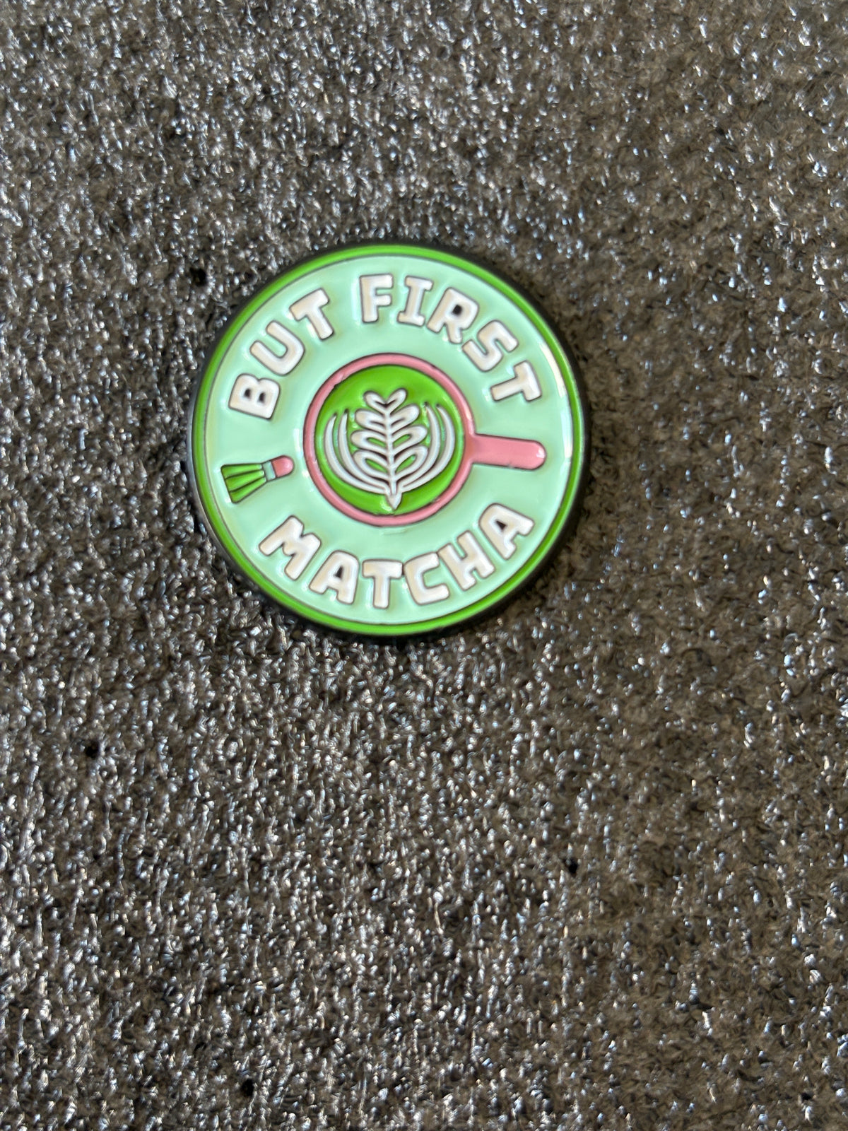 Matcha Enamel Pin