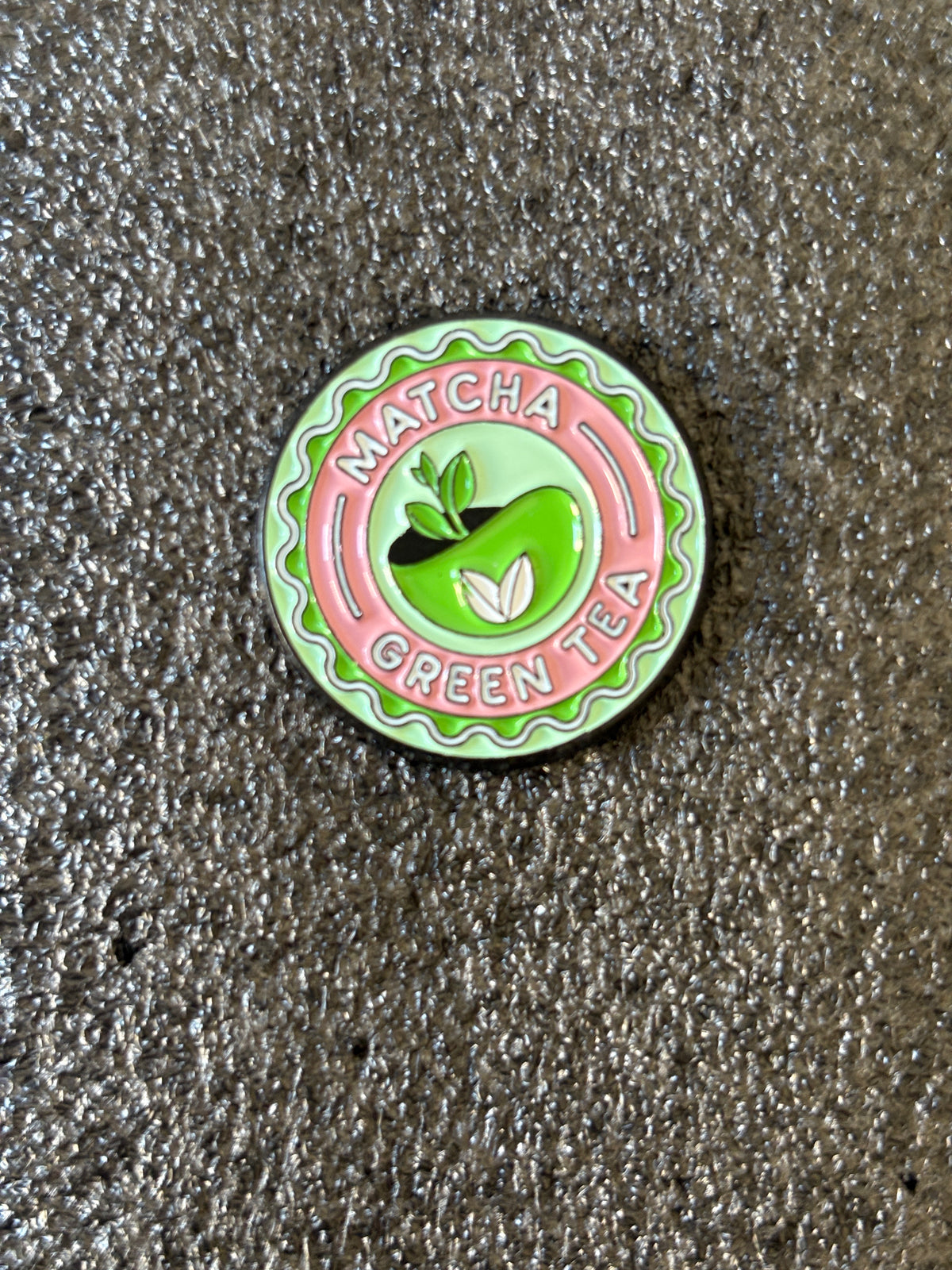 Matcha Enamel Pin