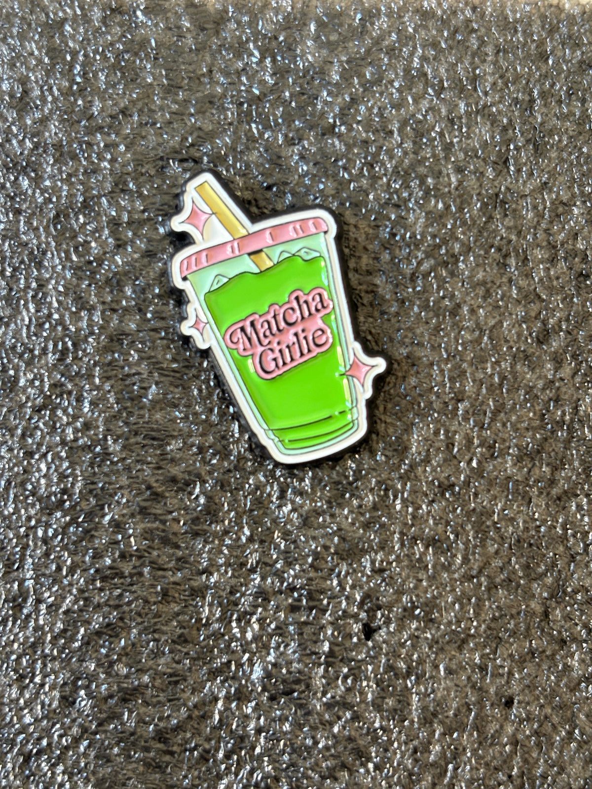 Matcha Enamel Pin