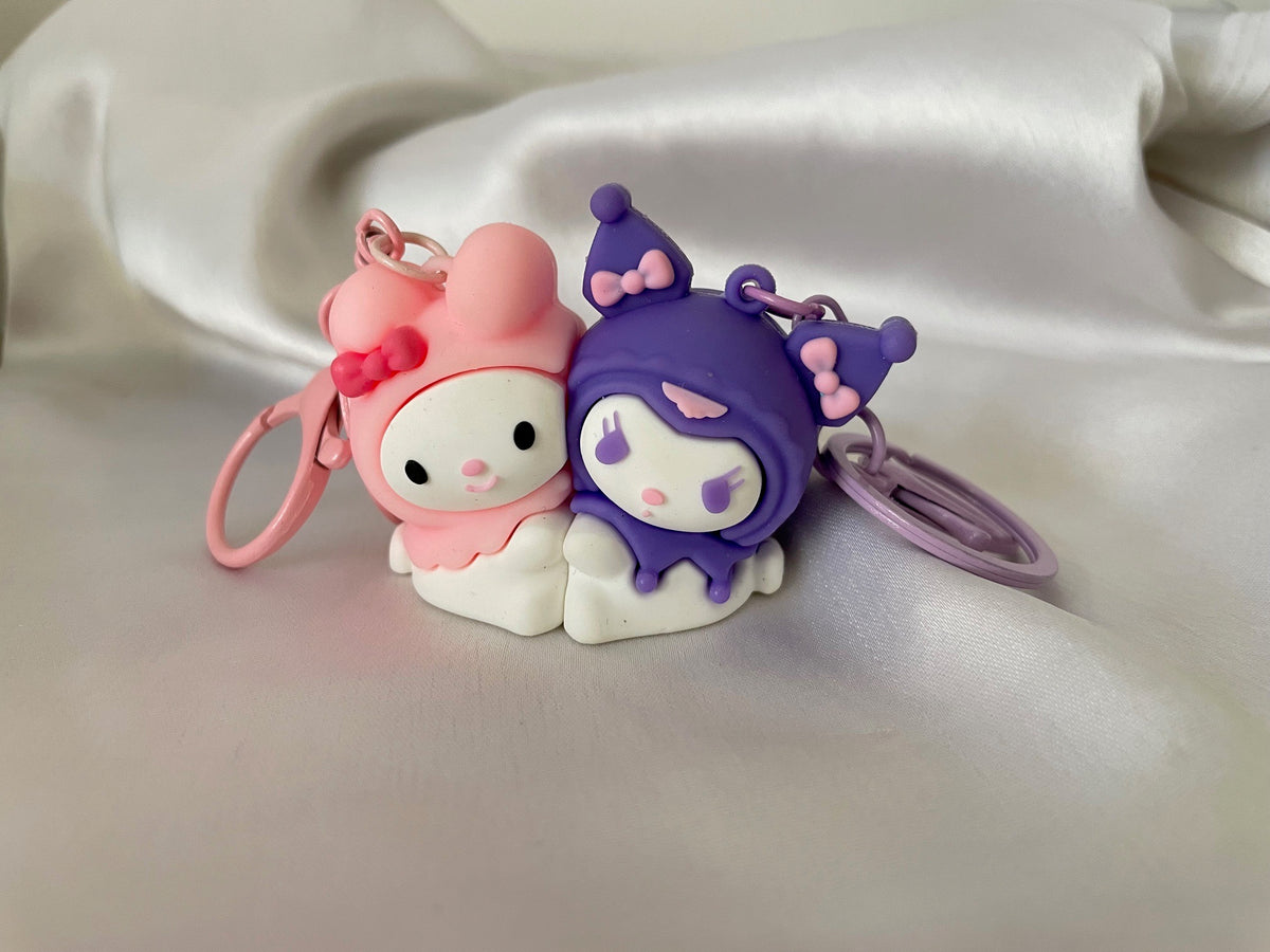 Melody & Kuromi Magnetic Keychain