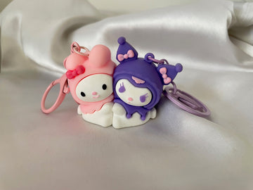 Melody & Kuromi Magnetic Keychain