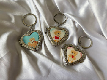 Heart Mirror Keychain