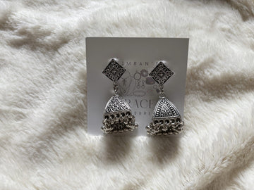 Zoya Oxidised Earrings