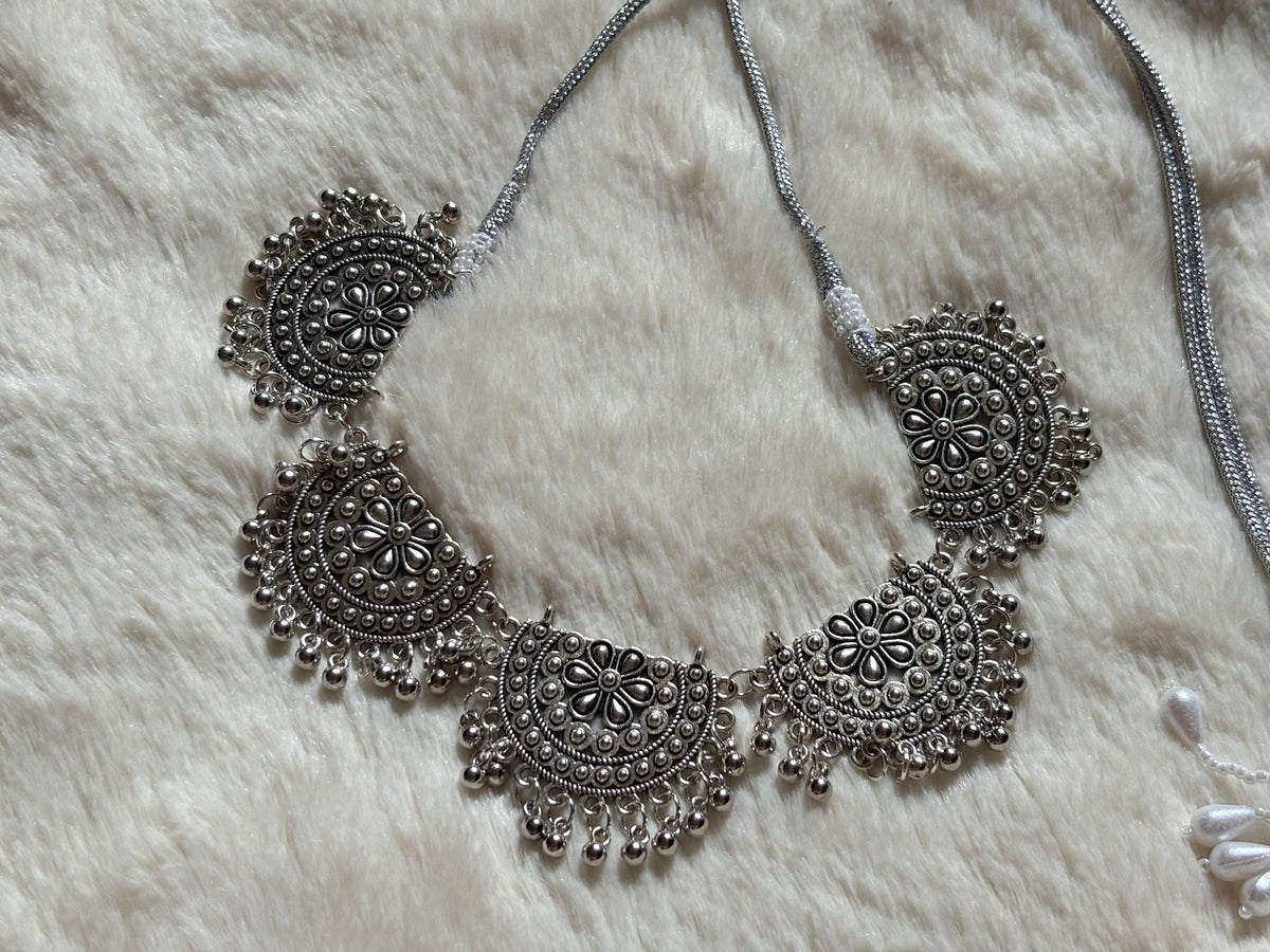 Ayra Oxidised Necklace