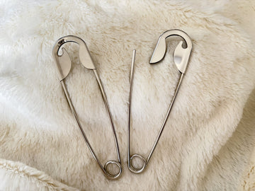 Safety Pin Hair Clip