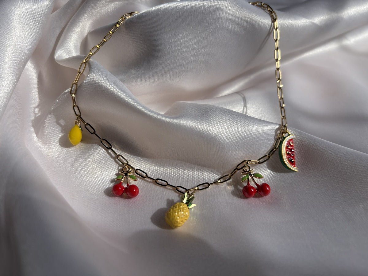 Fruit Charms Necklace