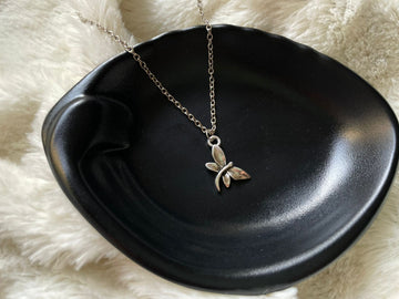 Butterfly Necklace (Oxidised)
