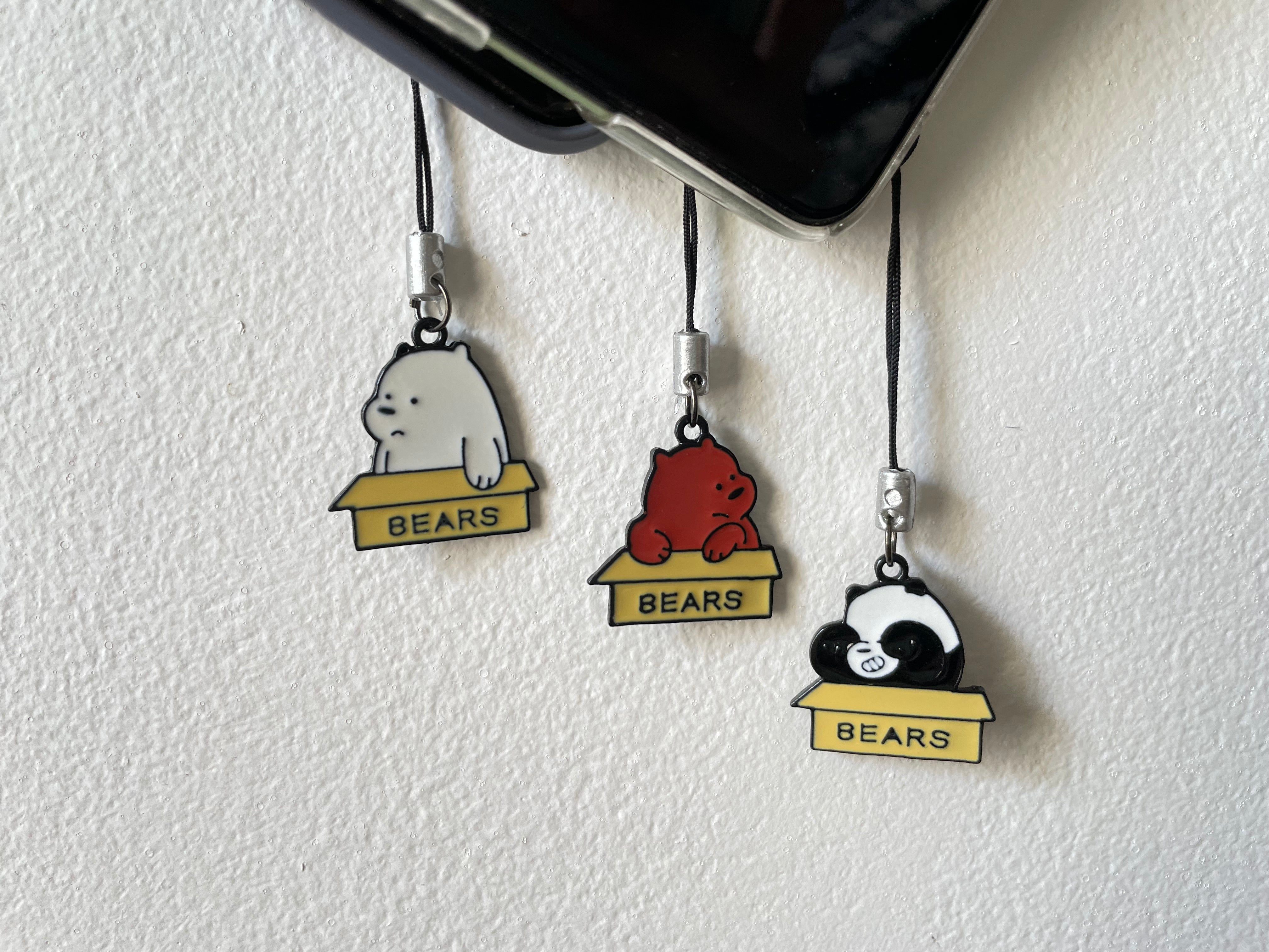 We Bare Bears Phone Charms
