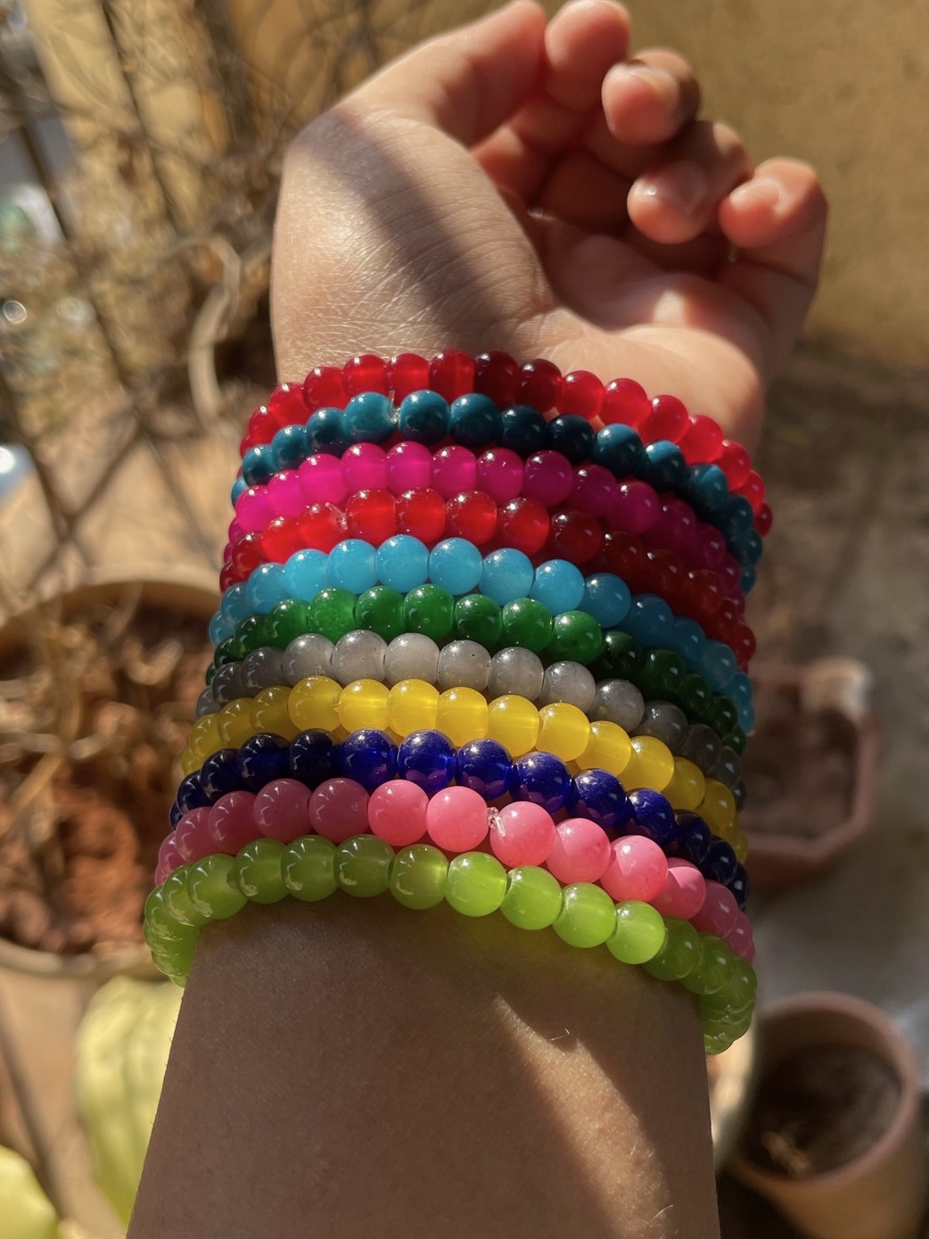 Glass Beads Bracelets – Grace Accessories