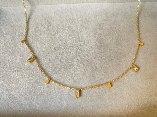 Delicate Stone Necklace