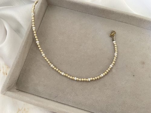 Golden & Pearl Anklet