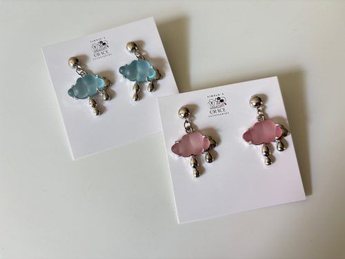 Cloud Raindrop Studs