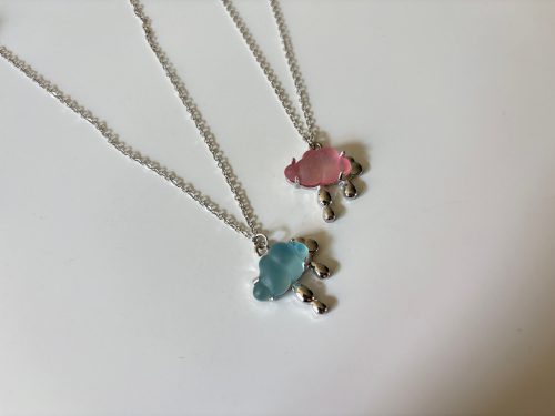 Cloud Raindrop Necklace