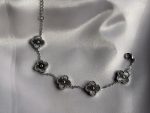 Silver Clover Bracelet