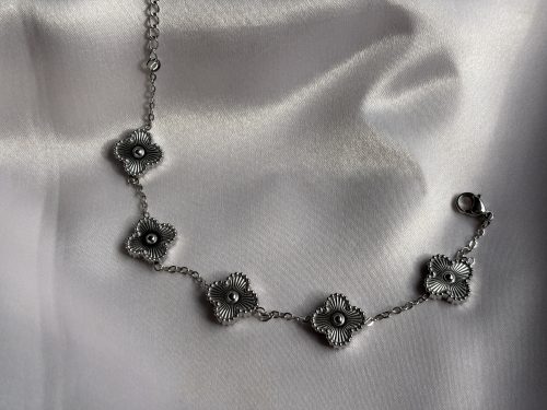 Silver Clover Bracelet